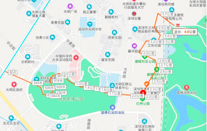 深圳红桥公园附近地铁图片